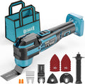 Cordless Oscillating Tool Compatible with Makita 18V Battery(Tool Only), 21,000 OPM Brushless 18V Oscillating Multi-tool with 6 Speed, LED Light, DIYtoolifz 4.5° Oscillating Tool for Cutting