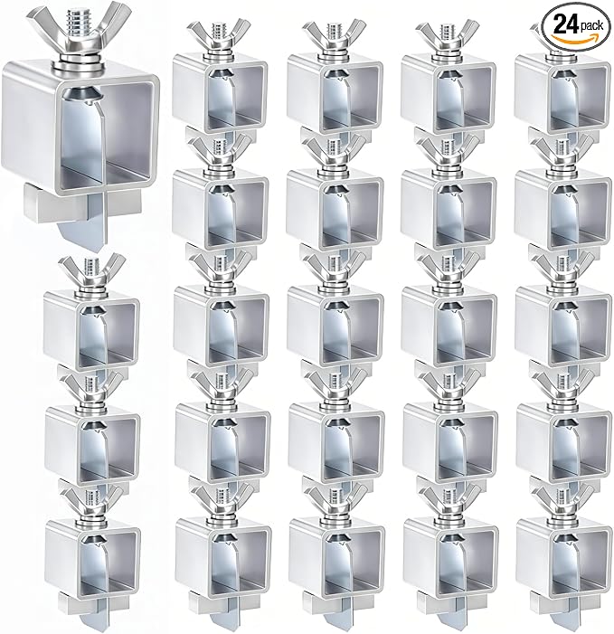 Pumtus 24 Pcs Butt Welding Clamps, Sheet Metal Welding Clips, Auto Body Panel Clamps for Edge to Edge Welding, Small Welding Clamps Tack, Welding Door Alignment Tool for Patch Repairs