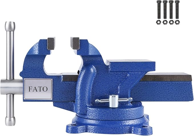 FATO 8” 360° Iron Heavy Duty Bench Vise, 4000LB