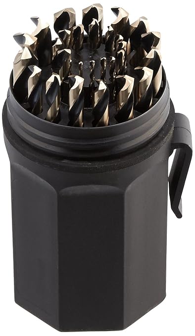 Norseman Drill Bits 44170 Ultra Dex Type 240-UB 135 Degree Split Point Magnum Super Premium Jobber Drill Set (29 Piece)