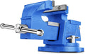 Forward 0806 6 Inch Bench Vise Workbench Vise with Anvil and Swivel Base