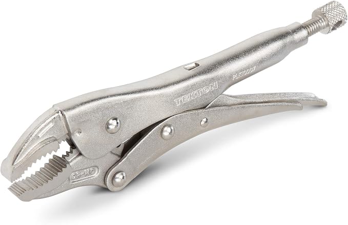 TEKTON 7 Inch Curved Jaw Locking Pliers | PLK10007