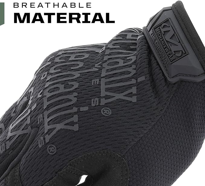 Mechanix Wear: The Original Covert Tactical Work Gloves with Secure Fit, Flexible Grip for Multi-purpose Use, Durable Touchscreen Safety Gloves for Men (X-Large, Black)
