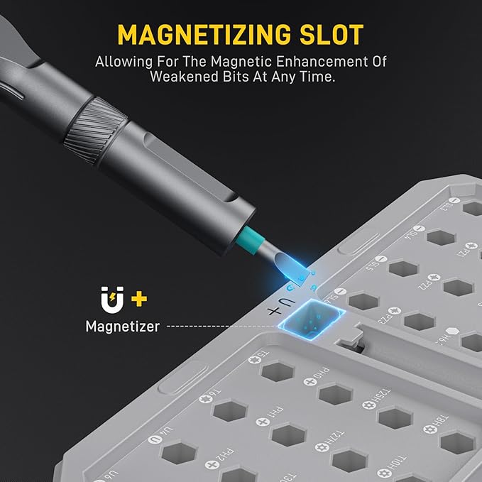 42 in1 Magnetic Screwdriver Set Precision Multi Bit Ratchet T Handle Repair Kit for Electronics, Phone, Laptop, Watch, Eyeglasses – Portable Tool Set for Home & DIY