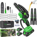 Mini Chainsaw Cordless 6-Inch, 880W Small Battery Powered Chainsaw with Auto Oiler, 2 Batteries & 3 Chains for Tree Trimming & Wood Cutting, Gift for Men Dad Husband.