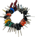 58 Heavy Equipment Keys Master Set for Bob-cat Cater-Pillar Ca-se JD HYS-TER Koma-tsu Kubo-ta Yanm-ar Take-uchi New Holl-and Vol-vo JL-G JC-B Toyo-ta Keys for Heavy Equipment Construction Machine