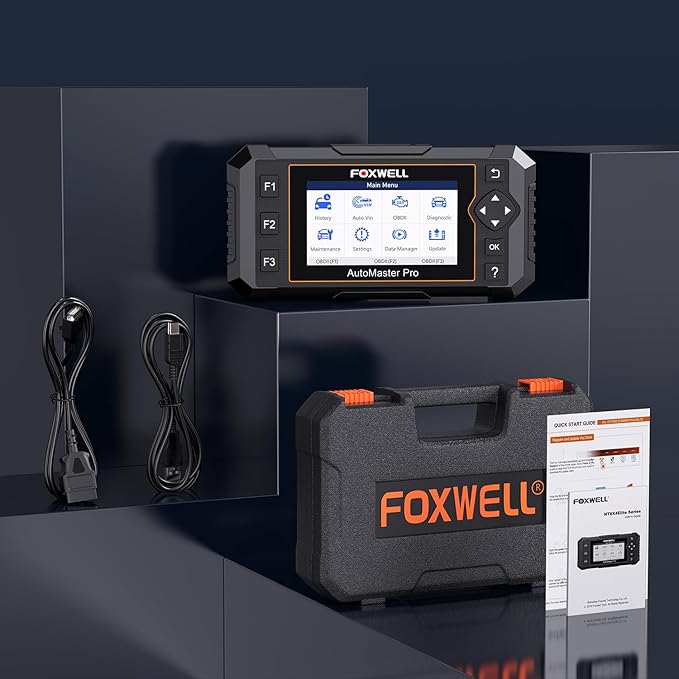 2026 FOXWELL NT614 Elite OBD2 Scanner with 5 Resets ABS Bleeding, SAS Calibration, Oil, EPB, Throttle, Upgrade of NT604 Code Reader Scan Tools, ABS SRS Engine Transmission Battery Test Car Scanner
