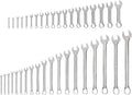 TEKTON Stubby and Standard Combination Wrench Set, 38-Piece | WCB90911 | (1/4 - 1-1/4 in.), Chrome Finish