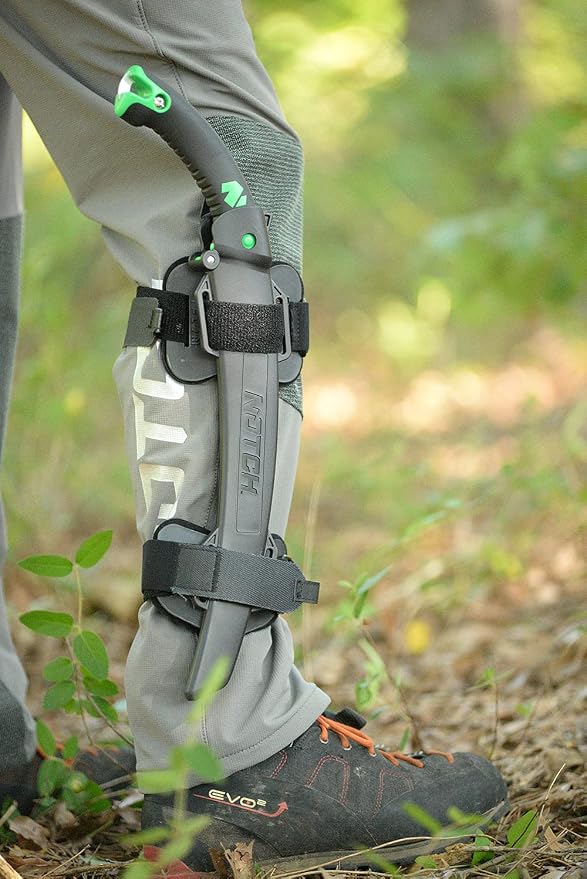 Notch Talon Handsaw Leg Mount Arborist Accessory with Elastic Velcro Straps, fits any Handsaw Scabbard (39890)