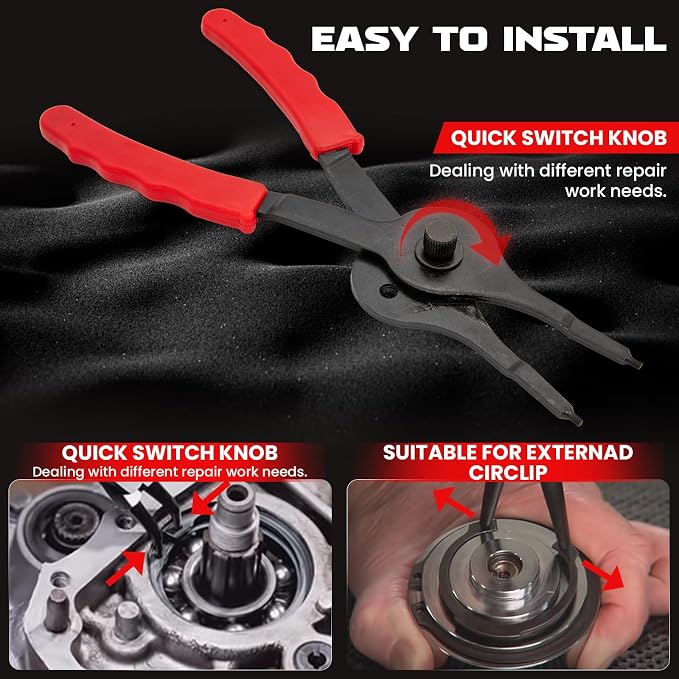 Snap Ring Pliers Set .038in - .09in