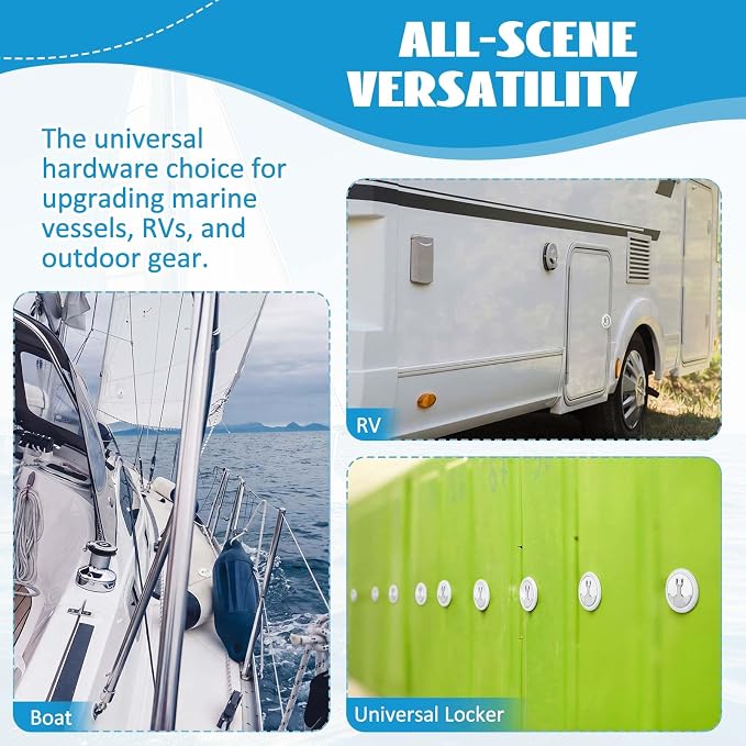 Shimeyao 2.5" T Handle Boat Latch 3" Nylon Cam