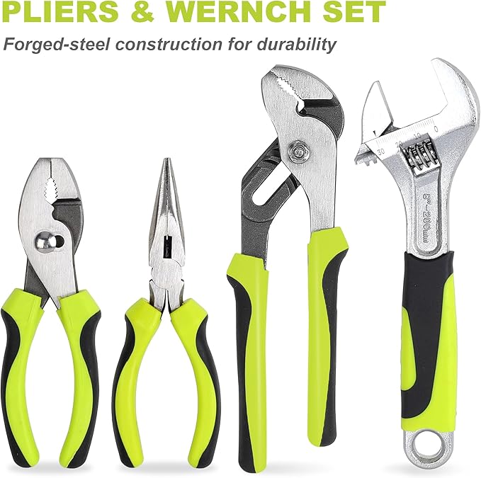 FASTPRO 225-Piece Home Repairing Tool Kit with Tool Box