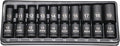 Astro Tools 78344M 10pc 3/8" Drive Mid-Length Pinless Universal Impact Sockets - Metric