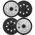 Sander Pad Replacement for Dewalt, 4 Pack 5" 8 Hole Hook and Loop Orbital Sander Metal Pads Compatible with DeWalt DW420 DW421 DW422 DW423 DW426 D26451 D26453 Orbital Sander (3 Screw Holes)