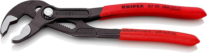 KNIPEX High Leverage Diagonal Cut and KNIPEX - 8701180 7-1/4-Inch Cobra Pliers