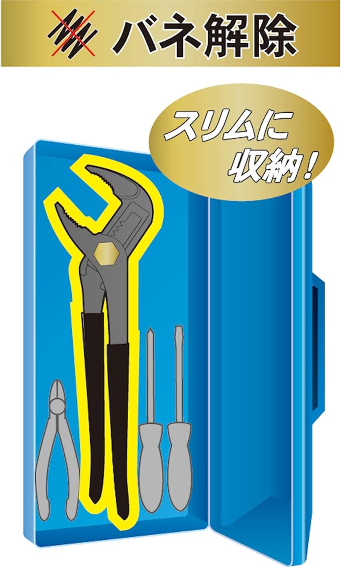 FUJIYA Tools, 110-250SD-BG, Water Pump Pliers, Black & Gold color-, 10 Inch