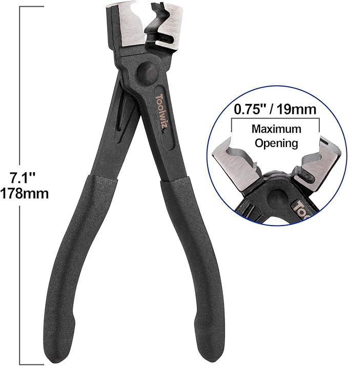 Toolwiz Clic & Clic-R Type Hose Clamp Pliers, CV Boot Clamp Tool Radiator Spring Collar Automotive Maintenance Tools