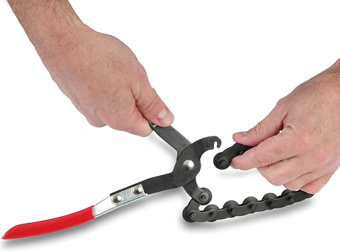 OEMTOOLS 27045 Exhaust Cutter, Cuts 3/4" to 3-1/4" Pipe, Durable Chain Cutter Tool, Easy One-Handed Rotation, Compact Pipe Cutter Chain for Tight Spaces