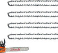 4 Pack 20 Inch Chainsaw Chain .325" Pitch .058" Gauge 76 Drive Links Fits for Blue Max 53543 8901 8902 52209, Oregon 21LPX076G, Stihl 36880050076, 25RM376E and More