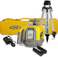 Spectra Precision HV1305C Dual Horizontal/Vertical Laser Kit with B10 NiMH Battery Pack CH10 Charger Q104025 Tripod 128995-00 System Case – Professional Construction Alignment System - Red Beam
