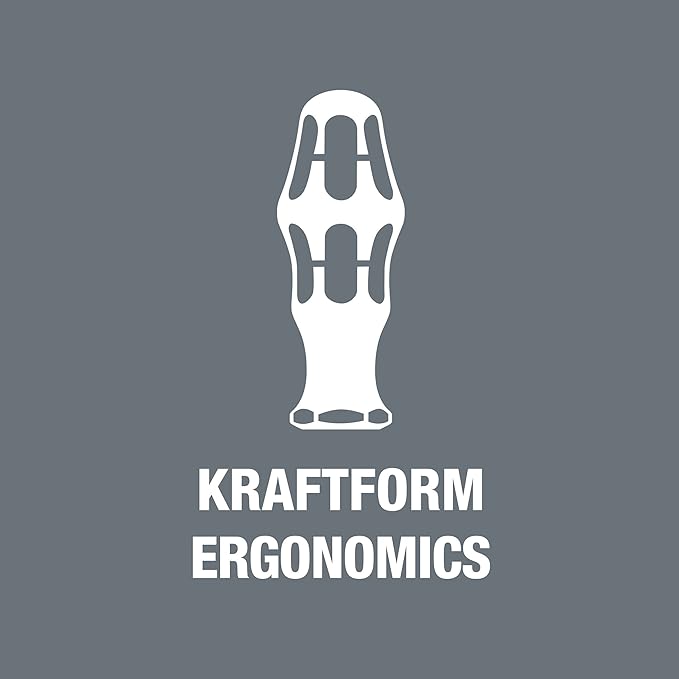 Wera 05057472001 Kraftform Kompakt Stubby ESD 1, 10 pieces