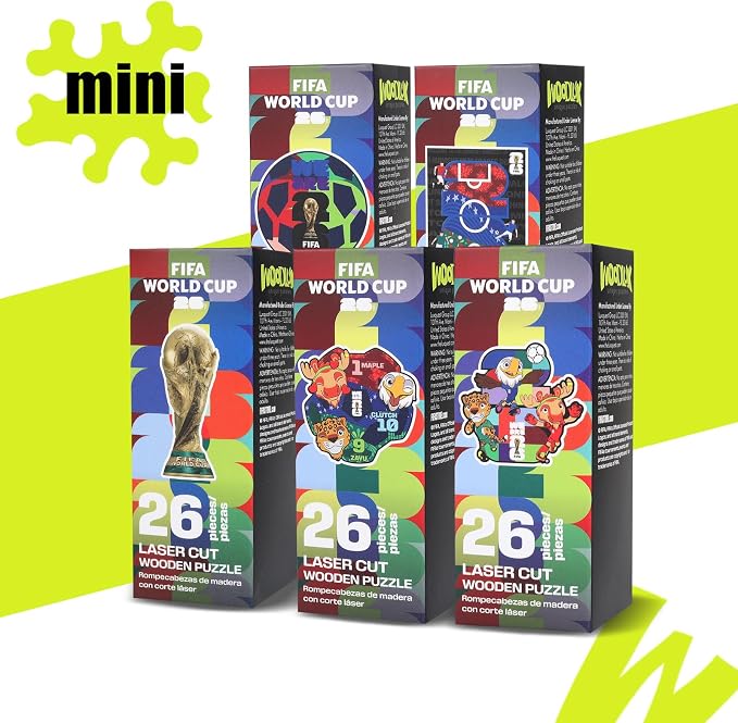 FIFA World Cup 2026 Field 26PCS Wooden Pocket Puzzle