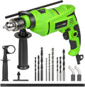 GALAX PRO 7Amp 850W 2-in-1 Hammer Drill, 0-3000 RPM, 13 mm Metal Chuck, 360° Adjustable Auxiliary Handle, Comes with 13 Accessories, Suitable for Concrete, Metal, and Wood