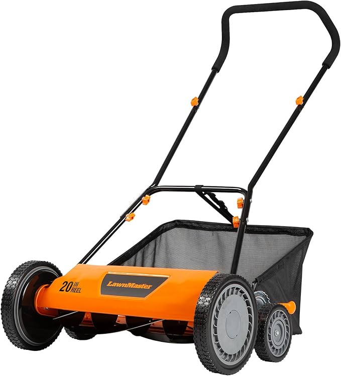 LawnMaster 20” 5-Blade Push Reel Lawn Mower – LMRM2001