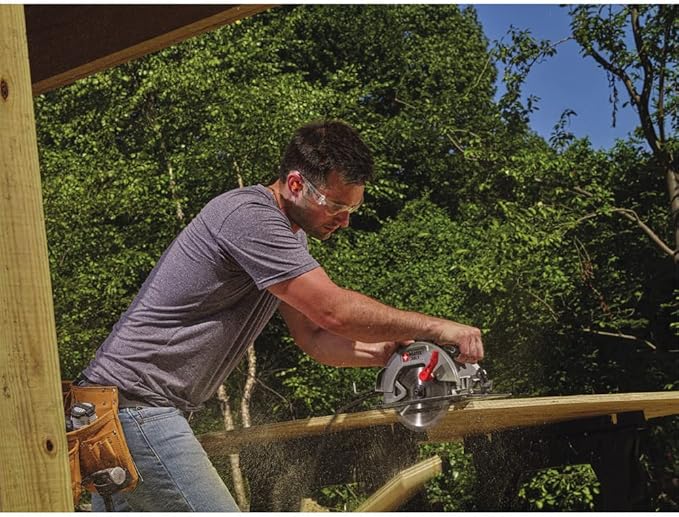 PORTER-CABLE 7-1/4-Inch Circular Saw, Heavy Duty Steel Shoe, 15-Amp (PCE300)