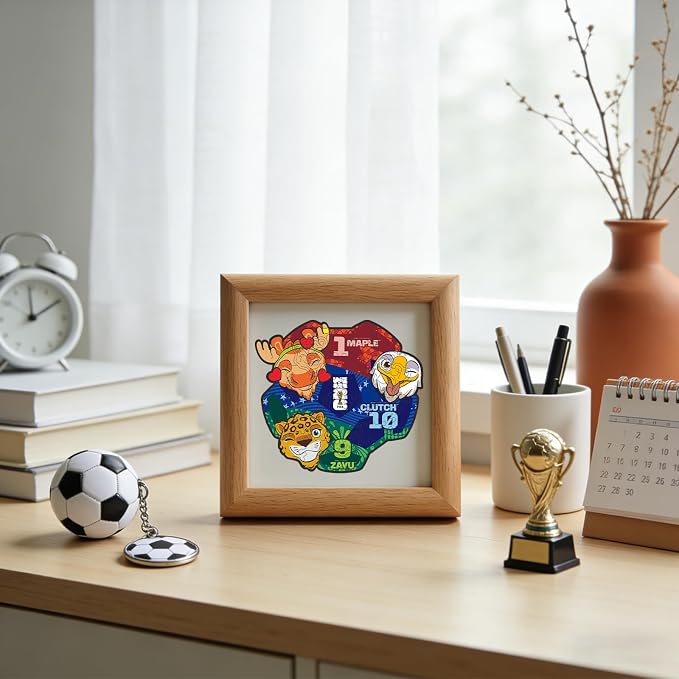 FIFA World Cup 2026 Mascot 26PCS Wooden Pocket Puzzle