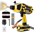 TRQWH Portable Handheld Welding Machine 110V IGBT Inverter Hand held Welder Gun, 20-120A Portable Welder 5 Variable Current Adjustments ARC Welding Gun, Fit for 1/16"-1/8" Welding Rods (Yellow)