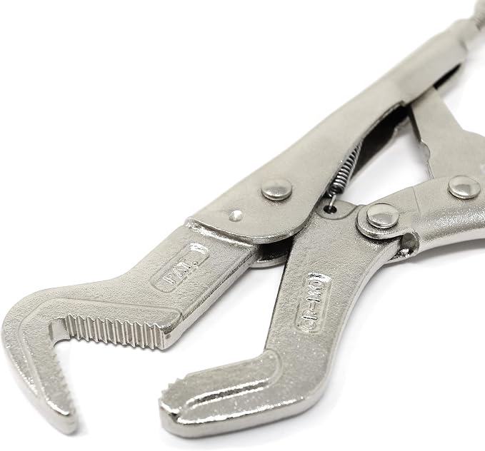 CTA Tools 9390 Small Parrot Pliers, K Tool for Sway Bar Link Removal, Adjustable Grip with 3-Side Fastener Hold, Heavy-Duty Chrome-Molybdenum Steel Construction, 7 inch