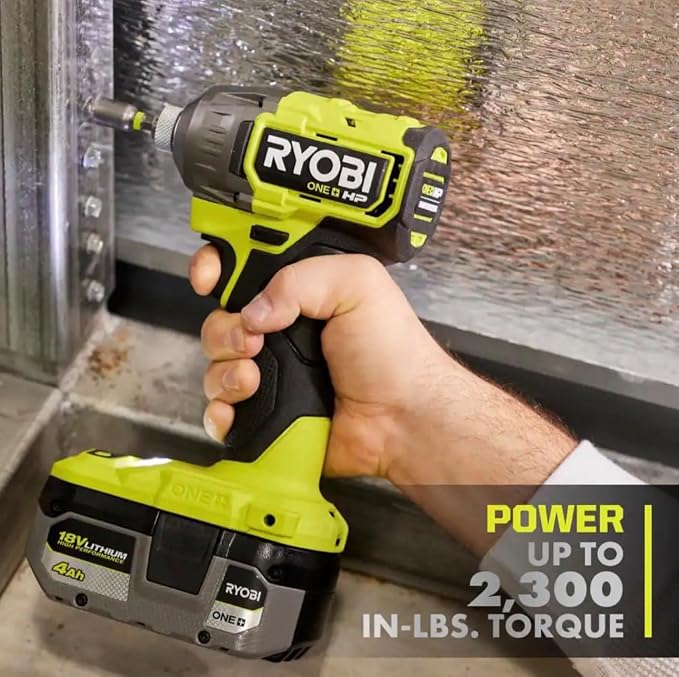RYOBI ONEAND HP 18V BRUSHLESS Cordless 4-Mode Impact Driver Tool ONLY PBLID04B