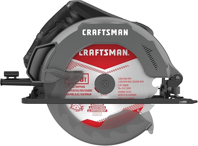 CRAFTSMAN Circular Saw, 7-1/4 inch, 13 Amp, Corded (CMES500)