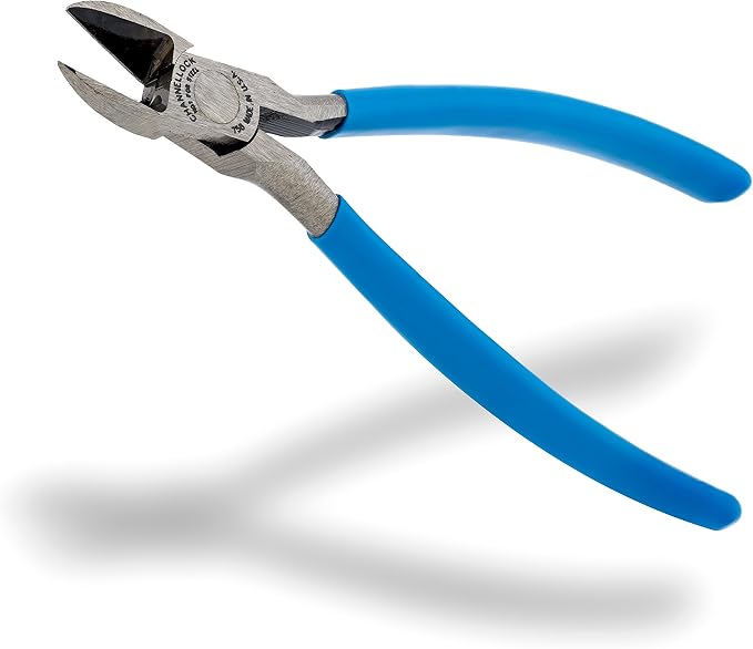 Channellock Side-Cutting Pliers 758 - Long Reach Diagonal Flush Cutting Plier - 7.5 In