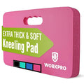 WORKPRO Extra Thick Kneeling Pad, Soft NBR Foam Cushioning for Knee, Large Foam Kneeler Mat for Gardening, Bathing Baby, Exercise, Workout Supplies, 17.5 x 11 x 1.5 in, Pink