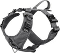 ICEFANG Dog Halter Harness with Metal Buckles,Dog Strap Vest for Medium Dogs