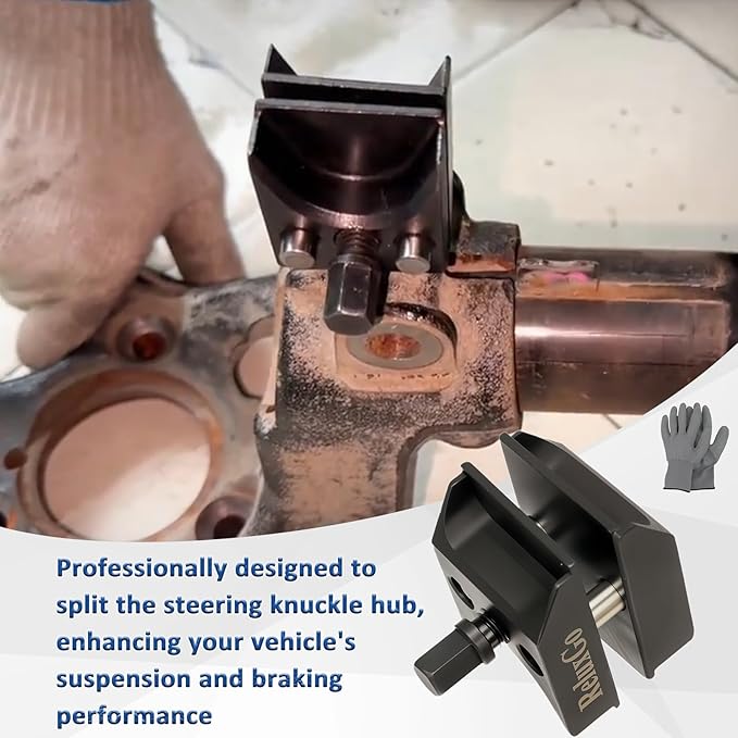 ReluxGo Universal Suspension Strut Split Hub Steering Knuckle Spreader Tool, Strut Spreader Tool, Compatible with Volkswagen Audi BMW Ford Peugeot Citroën