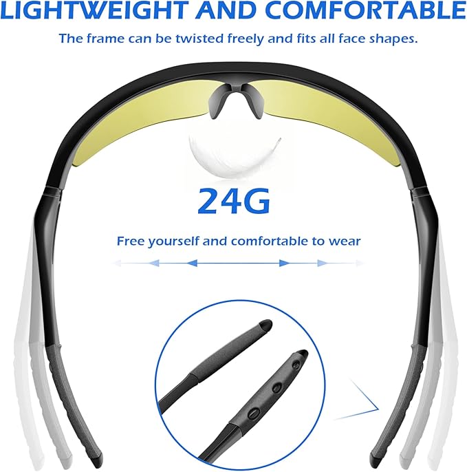 OXG 12 Pack Safety Glasses, ANSI Z87.1 Impact Resistant Anti-Scratch Safety Goggles for Men Women Youth