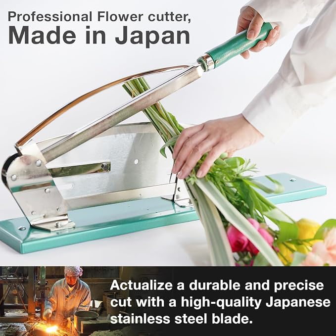 Japanese Professional Flower Stem Cutter Durable and Replaceable Stainless Steel Heavy Duty Made in Japan - Traditional Craftsmanship