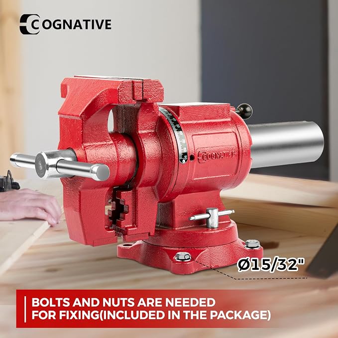 5” UPG 360° Positioning Bench Vise, 8800LB Force