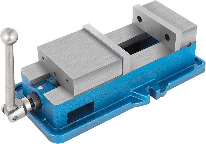VEVOR 5" Super-Lock Vise For NC/CNC Machines Bench Clamp Vise High Precision, Vise Clamp Vice CNC Vise Lockdown Vise Drilling 125mm Width CNC 24KN