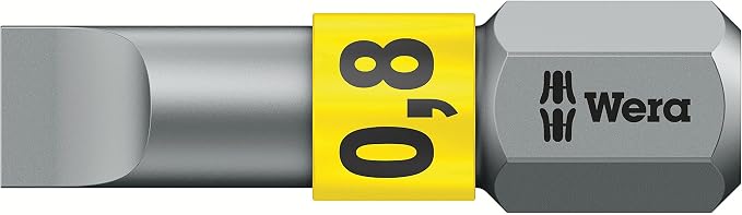 Wera 05008883001 Kraftform Kompakt Stubby magazine RA 1, Stubby Ratchet Screwdriver with Bit Magazine, 6 pieces