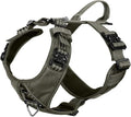 ICEFANG Dog Halter Harness with Metal Buckles,Dog Strap Vest for Medium Dogs