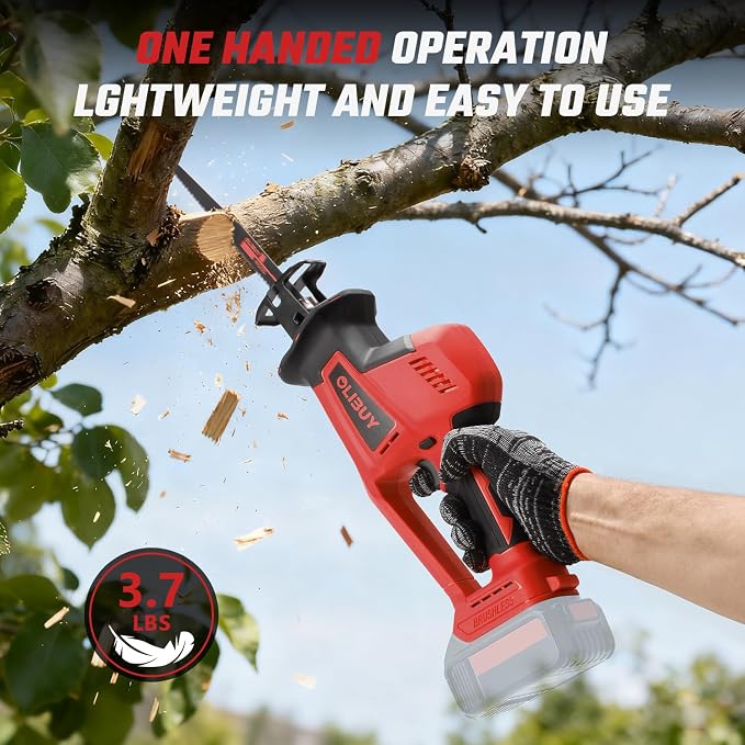 Reciprocating Saw for Mwk M-18 Battery,Cordless Sawzall with 8 Blades,0-3000SPM Variable Speed, Cordless Reciprocating Saws for Wood/Metal/PVC Cutting(Battery Not Included)