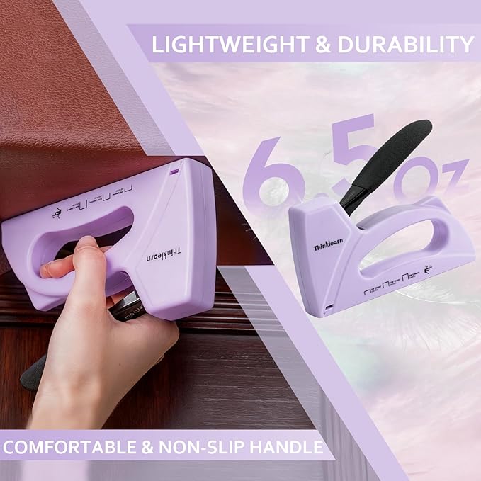 Light Duty Staple Gun for Wood, Upholstery Staple Gun for Classroom with 1600pcs JT21 Staples 1/4, 5/16, 3/8 inch and Staple Remover, Fabric Stapler Gun for Crafts, Bulletin Board Stapler for Teachers
