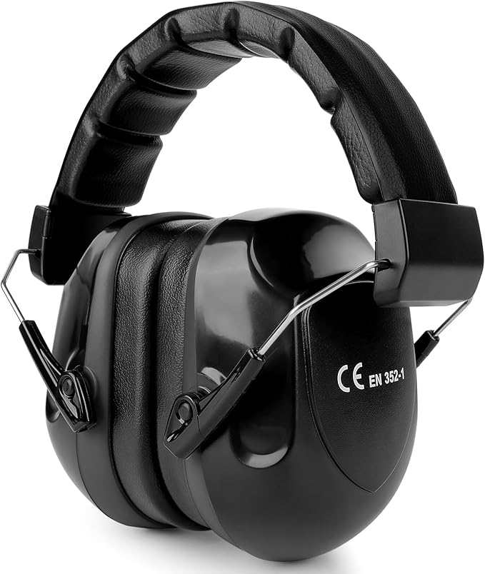 Noise Reduction Ear Protection Ear Muffs, Shooting Ear Protection, SNR 28dB Noise Cancelling Headphones for Adults Kids Autism, Hearing Protection for Shooting,Gun Range,Mowing