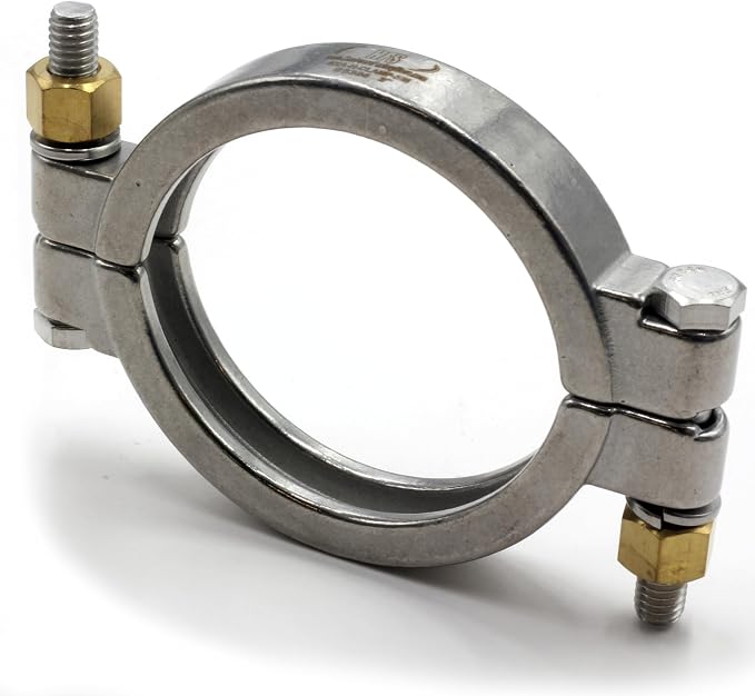 HFS(R) 3" High Pressure Tri Clover Sanitary Clamp for Tri Clamp Fitting Connection, Stainless Steel 304