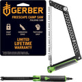 Gerber Freescape Camp Saw Folding Hand Saw for Backpacking Hiking Camping Pruning and Bushcraft, 12" Blade