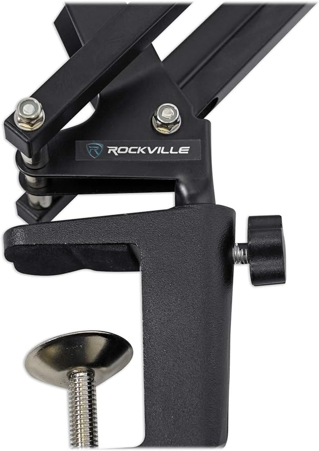 Rockville DMS40 40" Boom Arm Bundle with iStand 22 Tablet Holder for Zoom